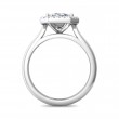 FlyerFit® Platinum Solitaire Engagement Ring