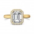 FlyerFit® 14K Yellow Gold Solitaire Engagement Ring