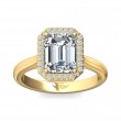 FlyerFit® 14K Yellow Gold Solitaire Engagement Ring