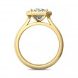 FlyerFit® 14K Yellow Gold Solitaire Engagement Ring