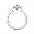 FlyerFit® Platinum Solitaire Engagement Ring