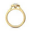 FlyerFit® 14K Yellow Gold Solitaire Engagement Ring
