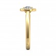 FlyerFit® 14K Yellow Gold Solitaire Engagement Ring