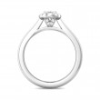 FlyerFit® Platinum Solitaire Engagement Ring