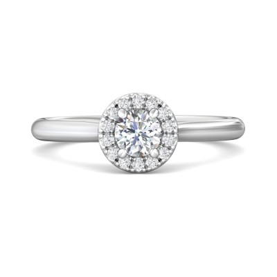 flyerfit® 14k yellow gold solitaire engagement ring