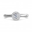 FlyerFit® Platinum Solitaire Engagement Ring