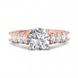 FlyerFit® 14K Pink Gold Encore Engagement Ring
