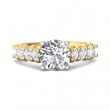 FlyerFit® 14K Yellow and 14K White Gold Encore Engagement Ring