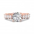 FlyerFit® 18K Pink Gold Encore Engagement Ring