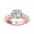 FlyerFit® 18K Pink Gold Encore Engagement Ring