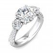 FlyerFit® Platinum Encore Engagement Ring