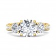 FlyerFit® 18K Yellow Gold Encore Engagement Ring