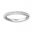 FlyerFit® Platinum Channel  Wedding Band