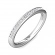 FlyerFit® Platinum Channel  Wedding Band
