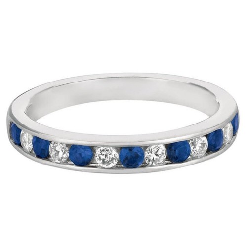 FlyerFit&reg; 14K White Gold Anniversary Bands