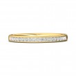 FlyerFit® 14K Yellow Gold Channel  Wedding Band