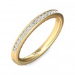 FlyerFit® 14K Yellow Gold Channel  Wedding Band
