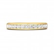 FlyerFit® 14K Yellow Gold Channel  Wedding Band