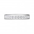 FlyerFit® 18K White Gold Vintage Wedding Band