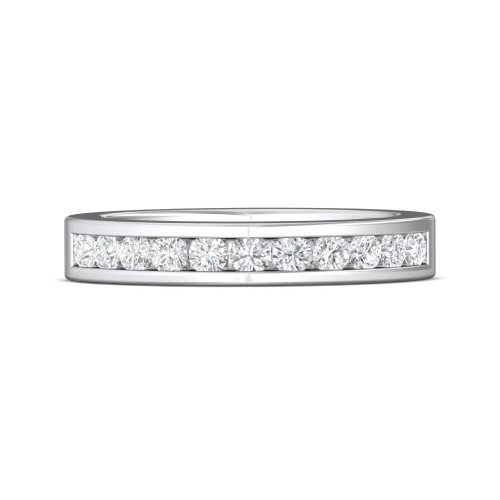 FlyerFit&reg; Platinum Vintage Wedding Band