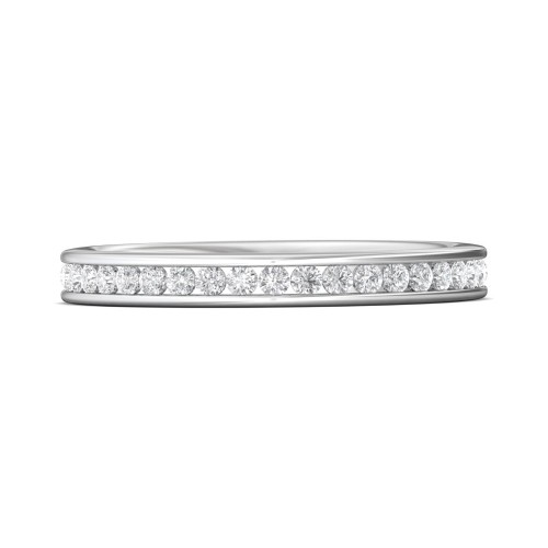 FlyerFit&reg; Platinum Eternity Wedding Band
