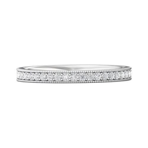FlyerFit&reg; Platinum Eternity Wedding Band