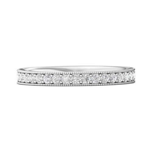 FlyerFit&reg; Platinum Eternity Wedding Band