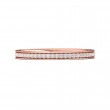 FlyerFit® 18K Pink Gold Eternity Wedding Band
