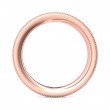 FlyerFit® 18K Pink Gold Eternity Wedding Band