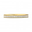 FlyerFit® 14K Yellow Gold Eternity Wedding Band