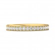 FlyerFit® 14K Yellow Gold Eternity Wedding Band