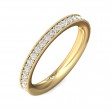 FlyerFit® 14K Yellow Gold Eternity Wedding Band