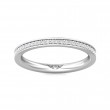 FlyerFit® Platinum Eternity Wedding Band