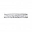 FlyerFit® 14K White Gold Eternity Wedding Band