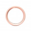 FlyerFit® 14K Pink Gold Eternity Wedding Band