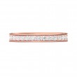 FlyerFit® 14K Pink Gold Eternity Wedding Band