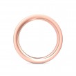 FlyerFit® 14K Pink Gold Eternity Wedding Band