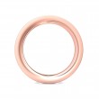 FlyerFit® 18K Pink Gold Eternity Wedding Band