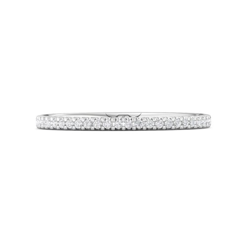 FlyerFit&reg; Platinum Eternity Wedding Band