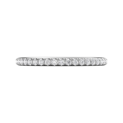 FlyerFit&reg; Platinum Eternity Wedding Band