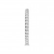 FlyerFit® 18K White Gold Eternity Wedding Band