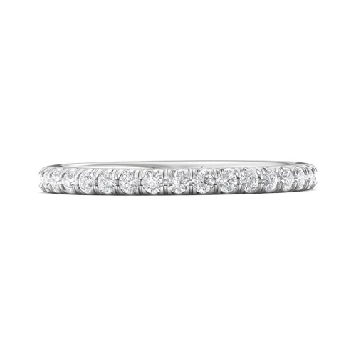 FlyerFit&reg; Platinum Eternity Wedding Band
