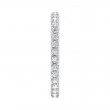 FlyerFit® 18K White Gold Eternity Wedding Band