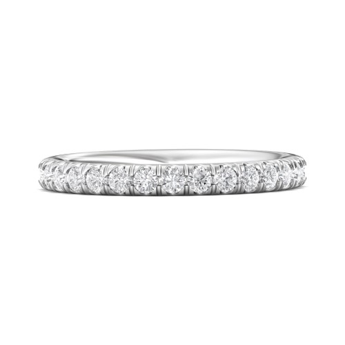 FlyerFit&reg; Platinum Eternity Wedding Band