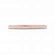 FlyerFit® 18K Pink Gold Eternity Wedding Band