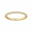 FlyerFit® 18K Yellow Gold Eternity Wedding Band