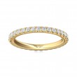 FlyerFit® 18K Yellow Gold Eternity Wedding Band