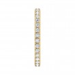 FlyerFit® 18K Yellow Gold Eternity Wedding Band