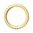FlyerFit® 18K Yellow Gold Eternity Wedding Band