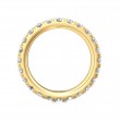 FlyerFit® 14K Yellow Gold Eternity Wedding Band